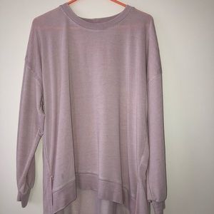 On The Rod oversized pink sweater